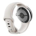 Google Pixel Watch 4 41mm Bluetooth Polished Silver Sportarmband Porcelain
