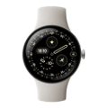 Google Pixel Watch 4 45mm LTE Polished Silver Sportarmband Porcelain