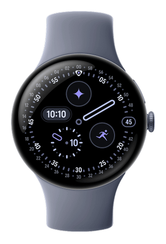 Google Google Pixel Watch 4 45mm LTE Satin Moonstone Sportarmband Moonstone