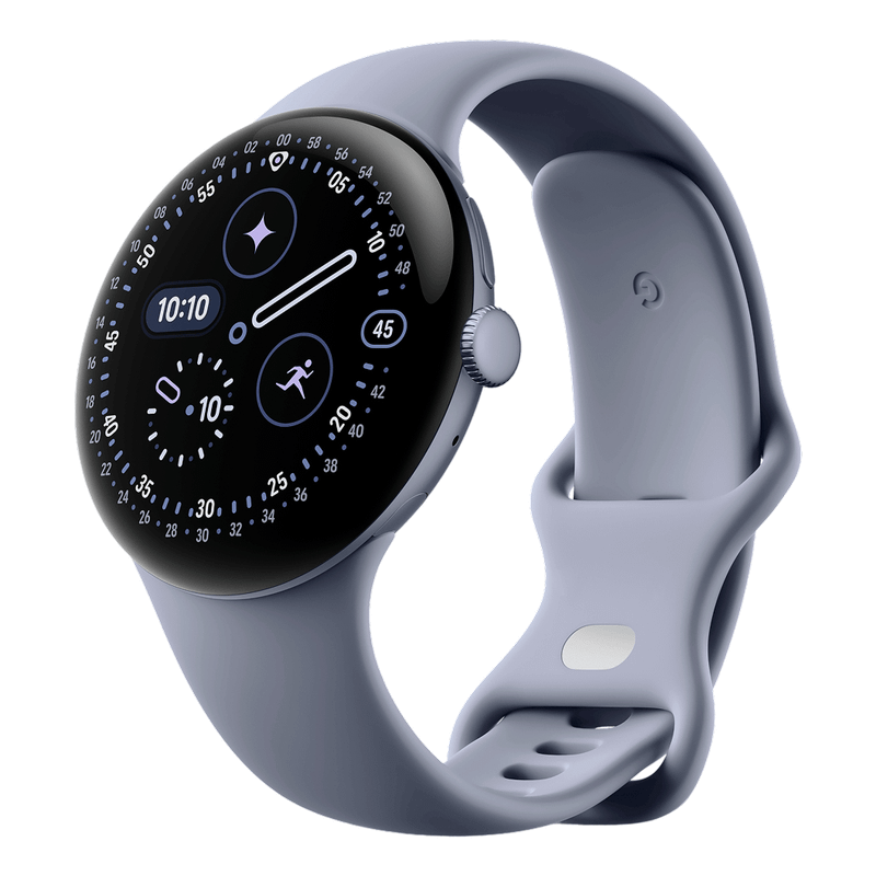 Google Pixel Watch 4 45mm LTE Satin Moonstone Sportarmband Moonstone