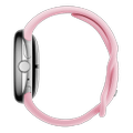 Google Pixel Watch 3 41mm LTE Polished Silver Sportarmband Rose Quartz