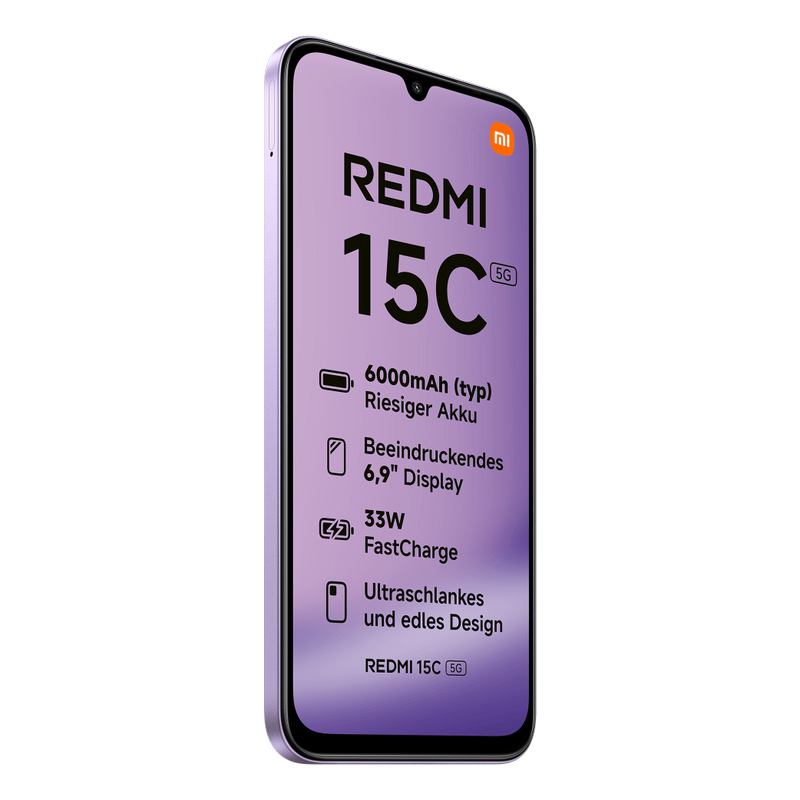 Xiaomi Redmi 15C 5G 4GB RAM 128GB Dusk Purple