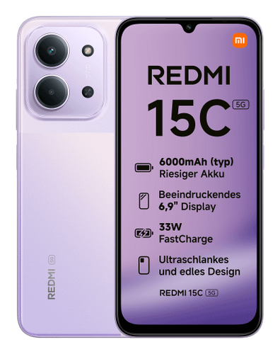 Xiaomi Xiaomi Redmi 15C 5G 4GB RAM 128GB Dusk Purple