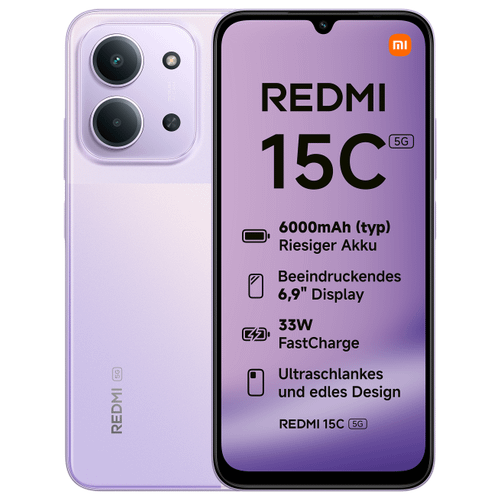Xiaomi Xiaomi Redmi 15C 5G 4GB RAM 128GB Dusk Purple