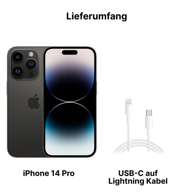 Apple iPhone 14 Pro 256GB Space Schwarz