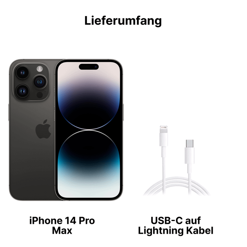 Apple iPhone 14 Pro Max 256GB Space Schwarz