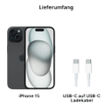 Apple iPhone 15 128GB Schwarz