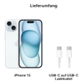 Apple iPhone 15 256GB Blau