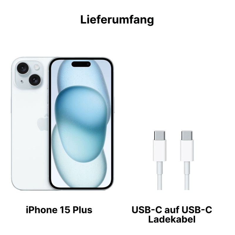 Apple iPhone 15 Plus 128GB Blau