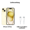Apple iPhone 15 Plus 128GB Gelb