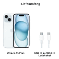 Apple iPhone 15 Plus 256GB Blau