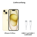 Apple iPhone 15 Plus 256GB Gelb