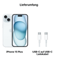 Apple iPhone 15 Plus 512GB Blau