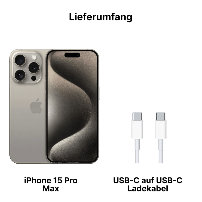 Apple iPhone 15 Pro Max 1TB Titan Natur