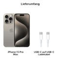 Apple iPhone 15 Pro Max 512GB Titan Natur