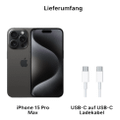 Apple iPhone 15 Pro Max 512GB Titan Schwarz