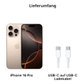 Apple iPhone 16 Pro 1TB Titan Wüstensand