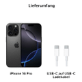 Apple iPhone 16 Pro 256GB Titan Schwarz