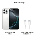 Apple iPhone 16 Pro Max 1TB Titan Weiß