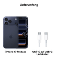 Apple iPhone 17 Pro Max 1TB Tiefblau