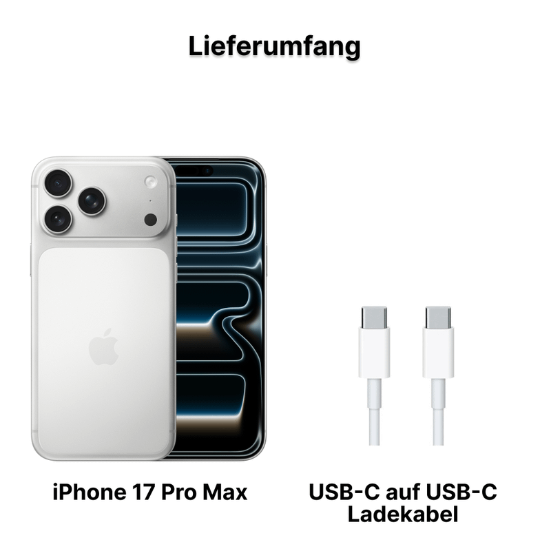 Apple iPhone 17 Pro Max 512GB Silber