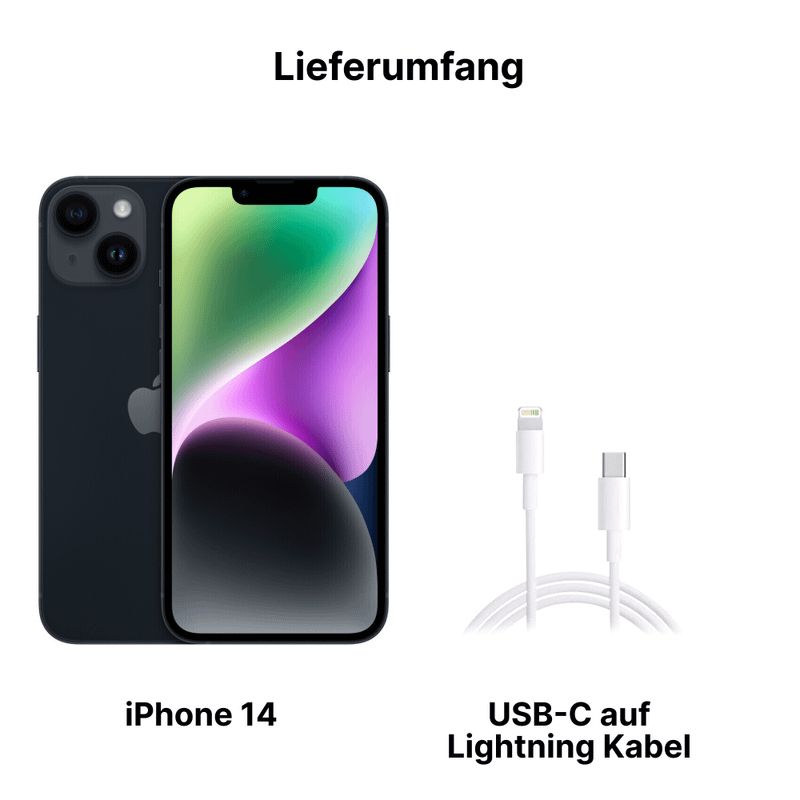 Apple iPhone 14 128GB Mitternacht