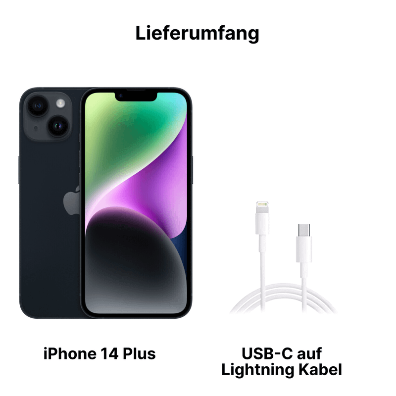 Apple iPhone 14 Plus 256GB Mitternacht