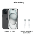 Apple iPhone 15 Plus 128GB Schwarz