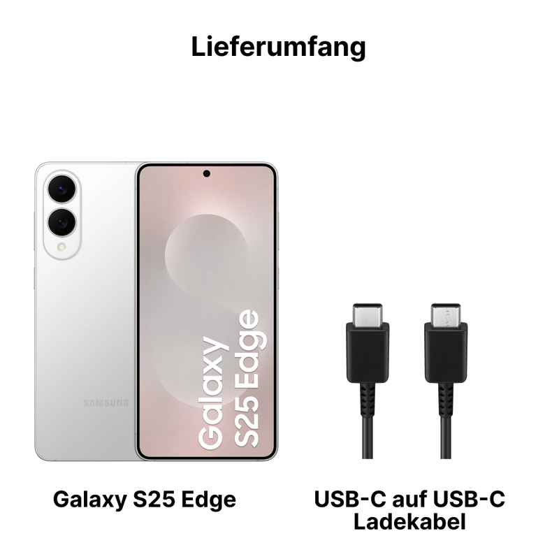 Samsung Galaxy S25 Edge 512GB Titanium Silver