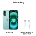 Apple iPhone 16 256GB Blaugrün