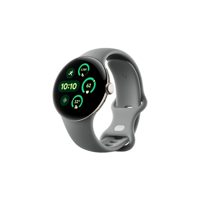 Google Pixel Watch 3 41mm LTE Champagne Gold Sportarmband Hazel