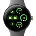 Google Pixel Watch 3 41mm LTE Champagne Gold Sportarmband Hazel
