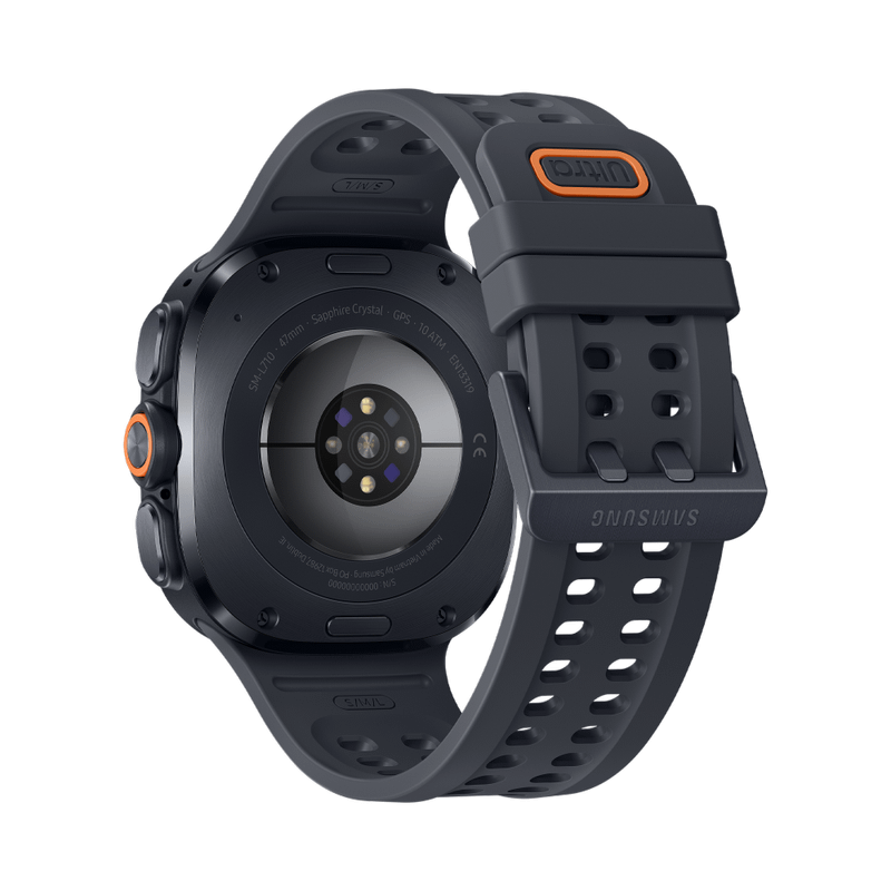 Samsung Galaxy Watch Ultra2 Titanium Gray Marine Band Black