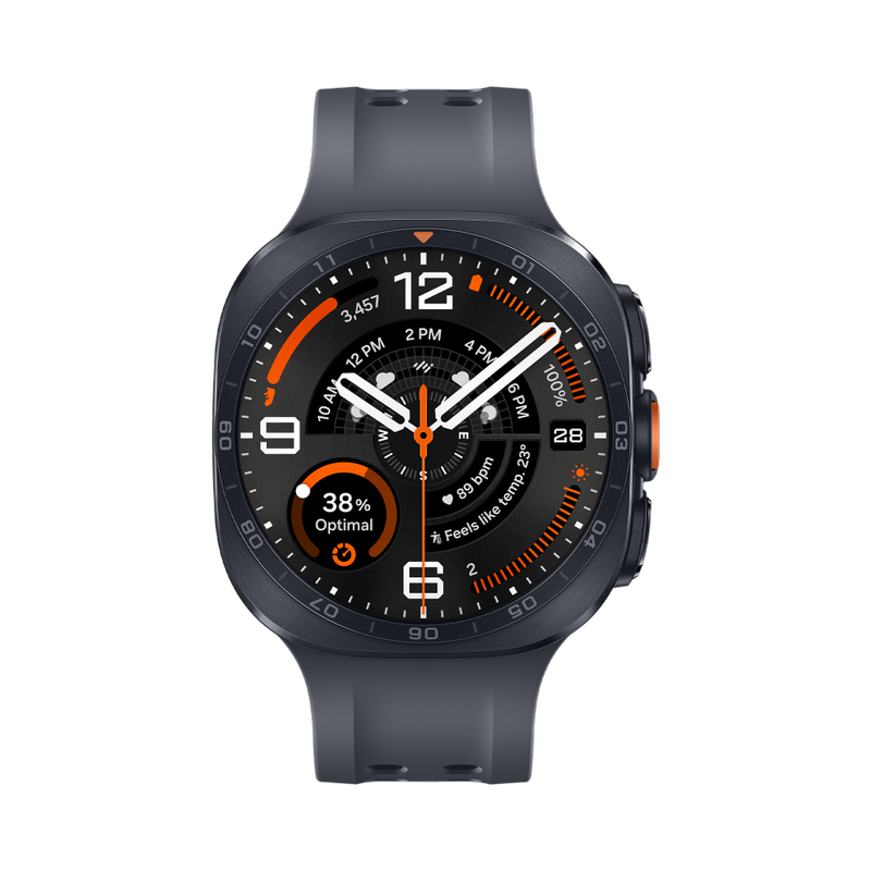 Samsung Galaxy Watch Ultra2 Titanium Gray Marine Band Black