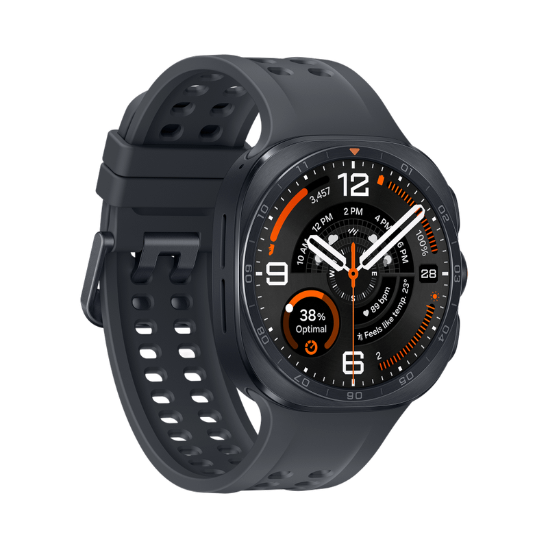 Samsung Galaxy Watch Ultra2 Titanium Gray Marine Band Black