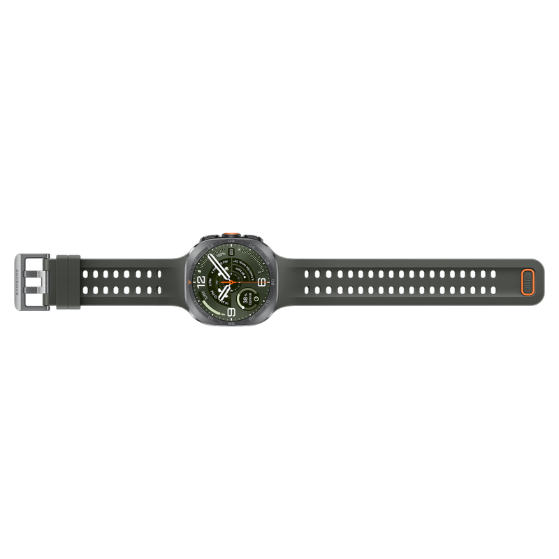 Samsung Galaxy Watch Ultra2 Titanium Silver Marine Band Olive