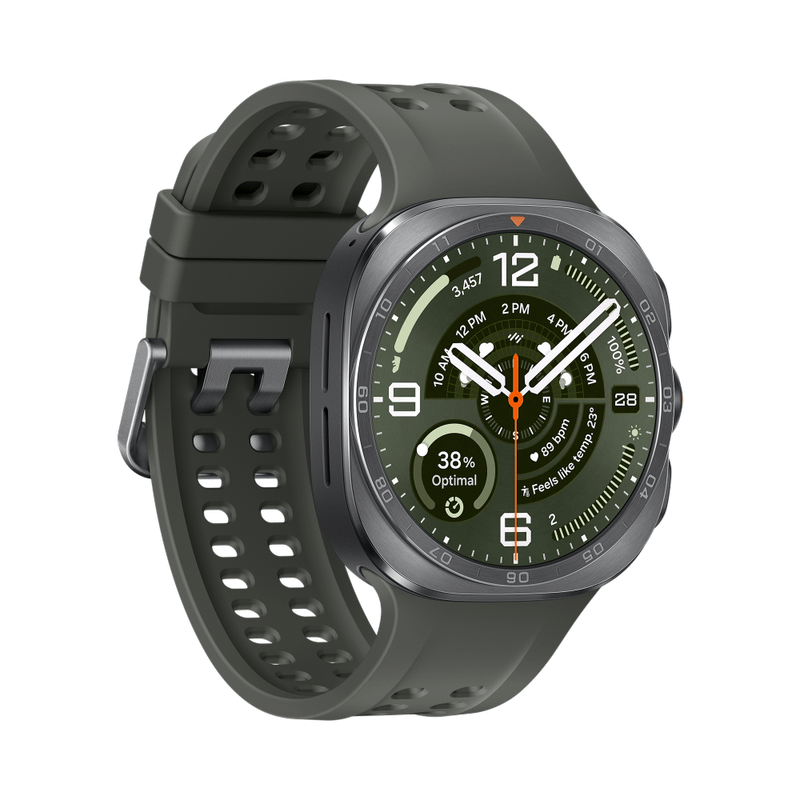 Samsung Galaxy Watch Ultra2 Titanium Silver Marine Band Olive