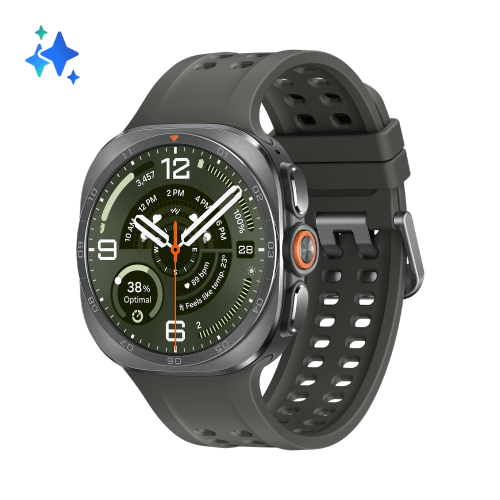 Samsung Galaxy Watch Ultra2 Titanium Silver Marine Band Olive verkaufen