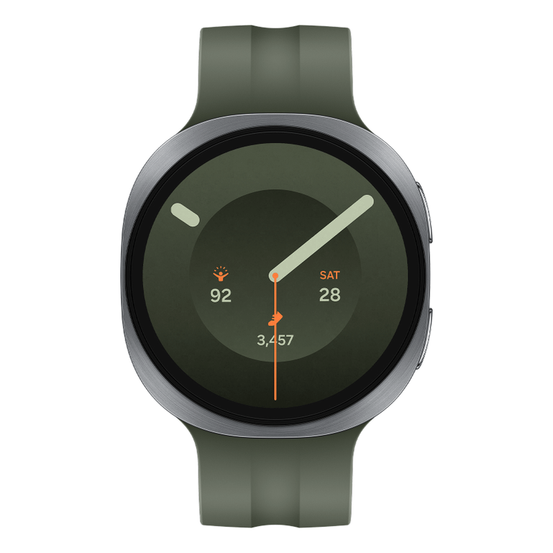 Samsung Galaxy Watch9 44mm Bluetooth Silver Sport Band Olive