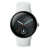 Google Pixel Watch 5 41mm Bluetooth Polished Silver Sportarmband Fog