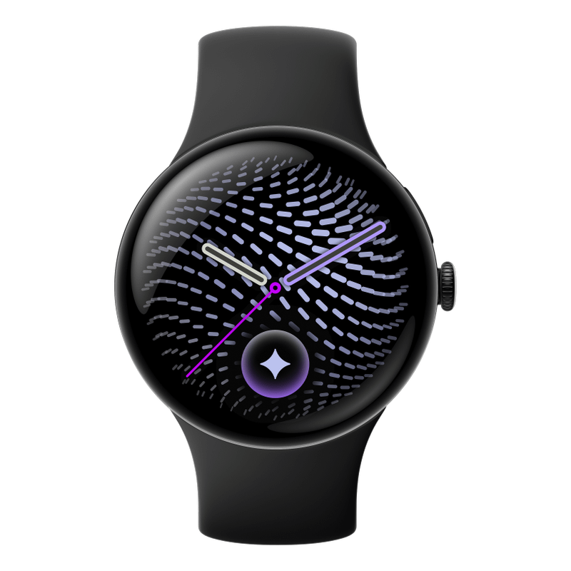 Google Pixel Watch 5 45mm Bluetooth Matte Black Sportarmband Obsidian