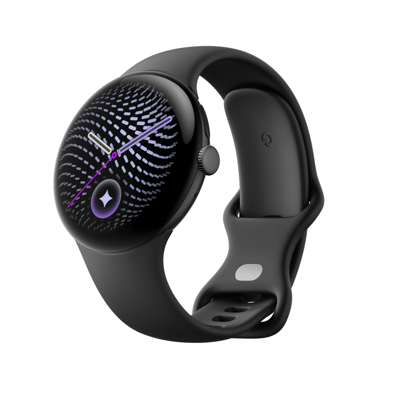 Google Pixel Watch 5 45mm Bluetooth Matte Black Sportarmband Obsidian