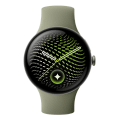Google Pixel Watch 5 45mm Bluetooth Satin Pyrite Sportarmband Olive