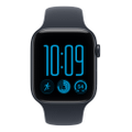 Apple Watch SE 3 44mm GPS Aluminium Mitternacht Sportarmband Navy Blau M/L