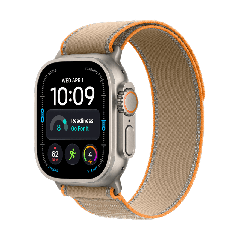 Apple Watch Ultra 4 Titan Natur Trail Loop Sand S/M
