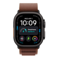 Apple Watch Ultra 4 Titan Schwarz Alpine Loop Burgunder S
