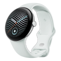 Google Pixel Watch 5 45mm LTE Polished Silver Sportarmband Fog