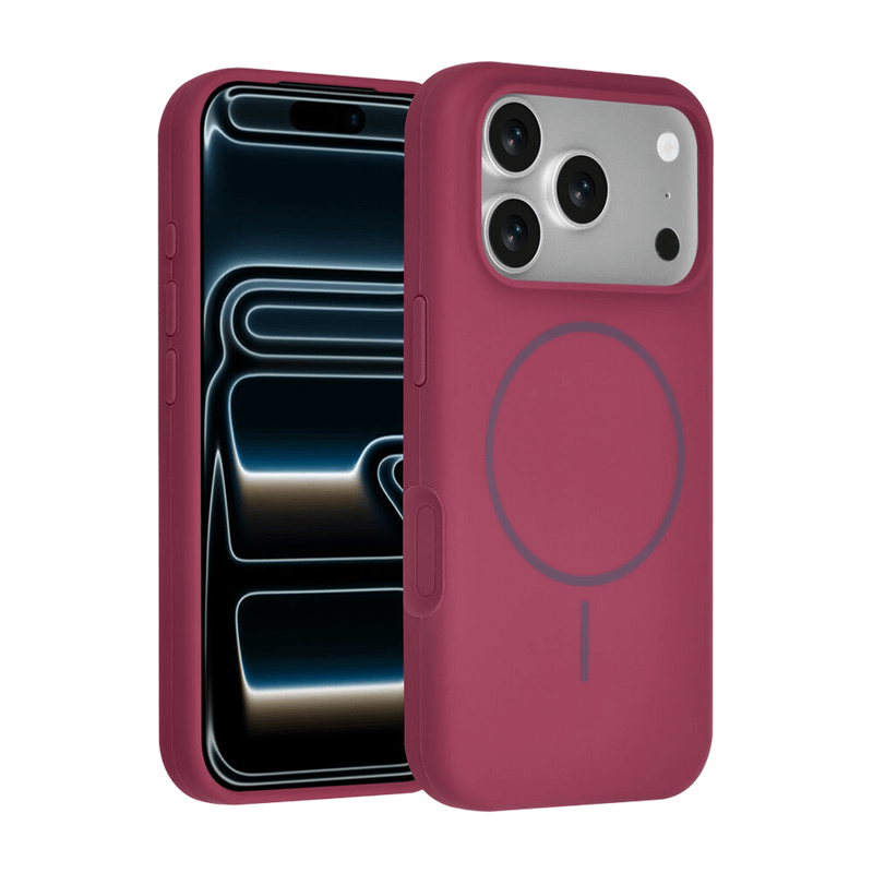 Universal Handyhülle mit MagSafe Dunkelrot | iPhone 18 Pro
