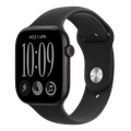 Apple Watch Series 12 46mm GPS Aluminium Schwarz Sportarmband Schwarz S/M
