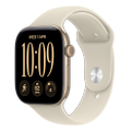 Apple Watch Series 12 46mm GPS Aluminium Lichtgold Sportarmband Sand S/M